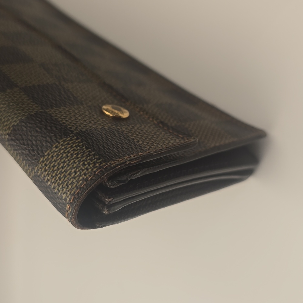 Louis Vuitton Damier Brown Porte Feuille Accordion Long Wallet (VERY GOOD)COA✨️ - Picture 6 of 15